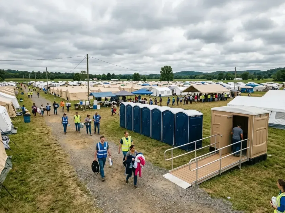 disaster-relief-camp-restrooms-010 — frequently asked questions, Dumpster & Portable Bathrooms Rental in Stayton, OR